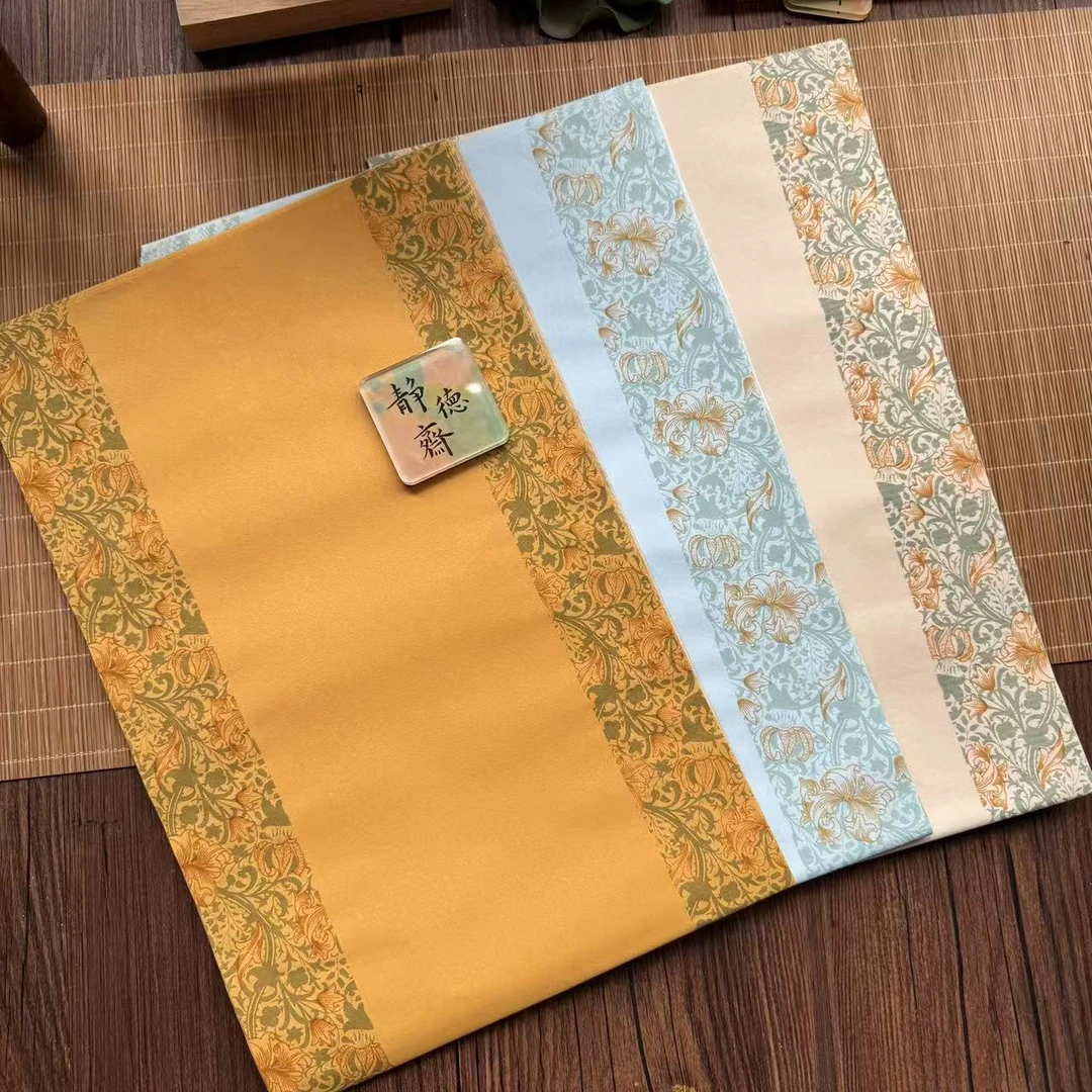 【开播福利】四尺六开珐琅作品宣纸