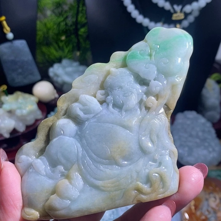 【闪购商品】颈饰未镶嵌翡翠财神