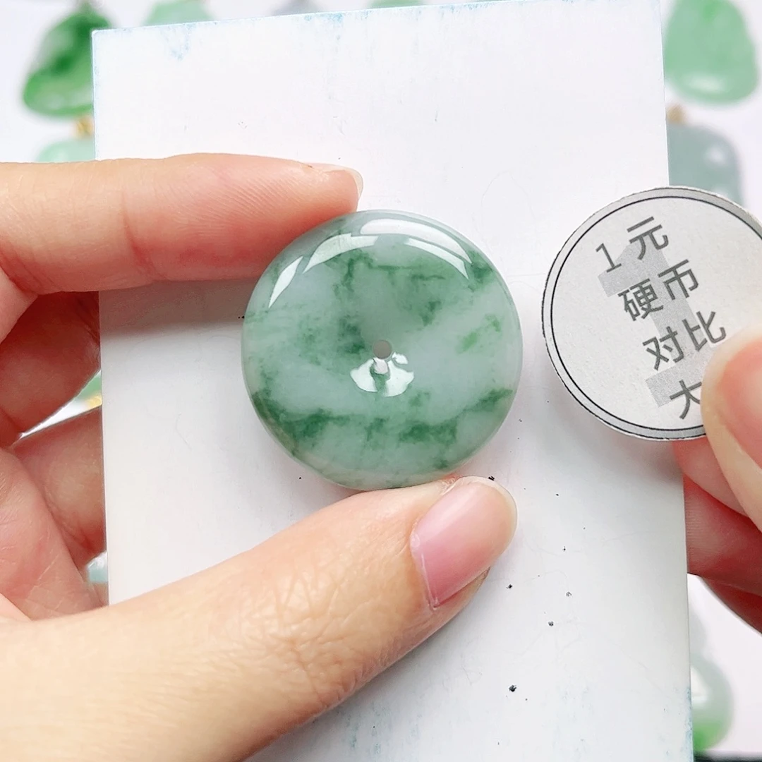 翡翠未镶嵌挂件全场天然A货翡翠