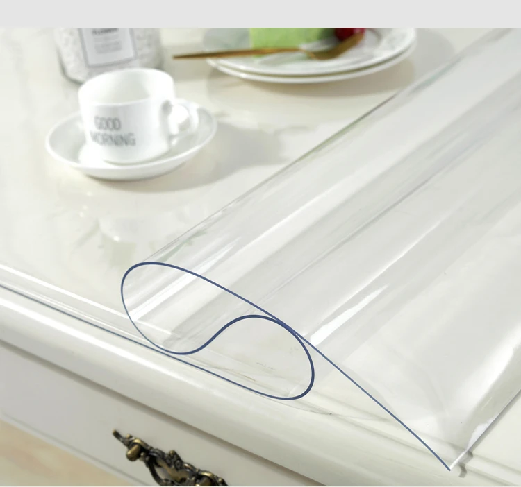 透明桌布防水防烫防油软玻璃免洗餐桌垫茶几长方形家用PVC环保