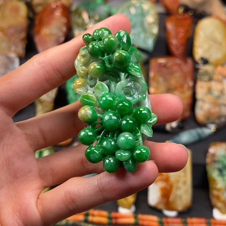 未镶嵌挂件翡翠缅甸天然翡翠A货