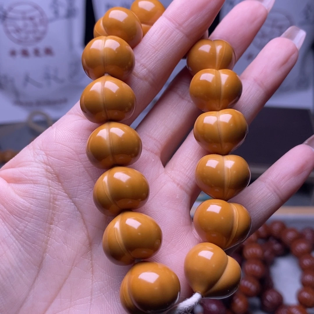 猴头核桃手串光面大屁桃
