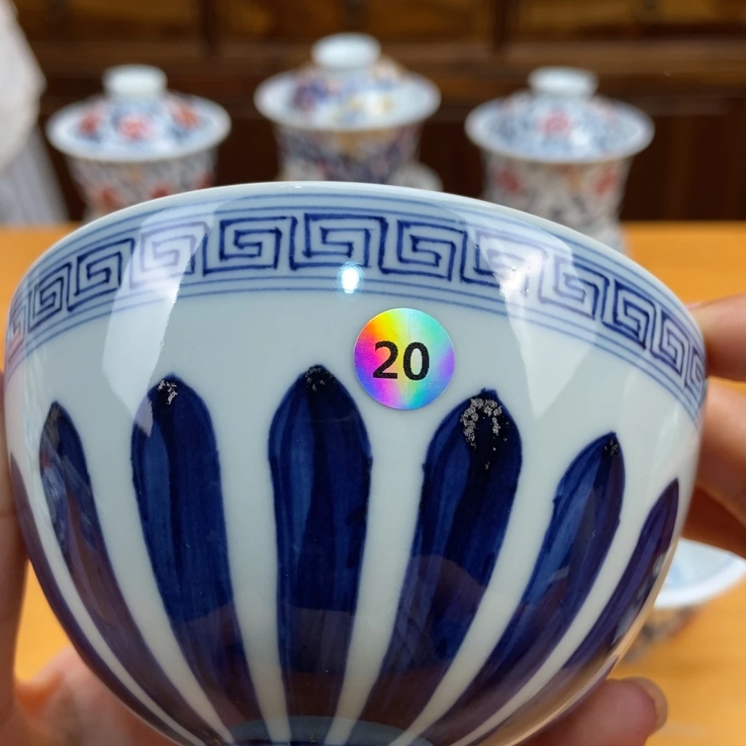 手绘现代茶具非古董