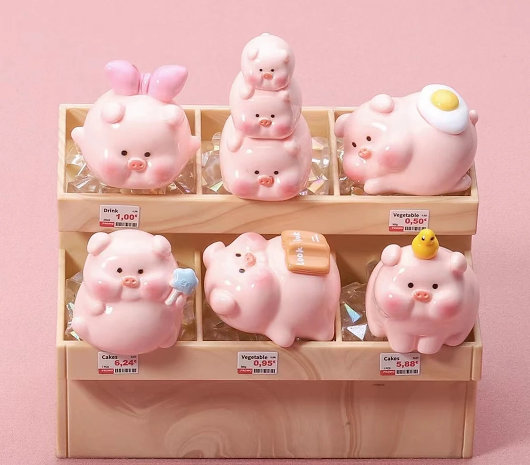【透色天使小猪摆件】（许愿+对对碰）【许愿色不参与对碰】