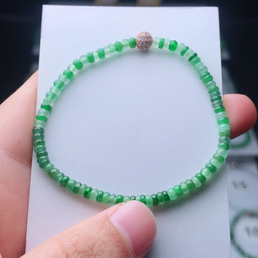 翡翠未镶嵌手链翡翠
