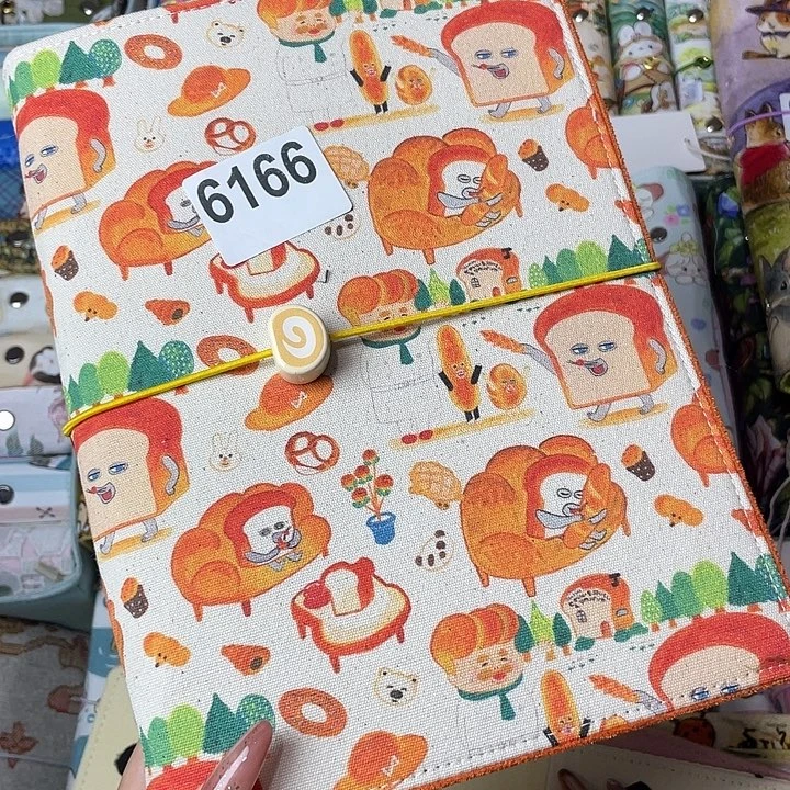 织绣A5活页不带纸6166