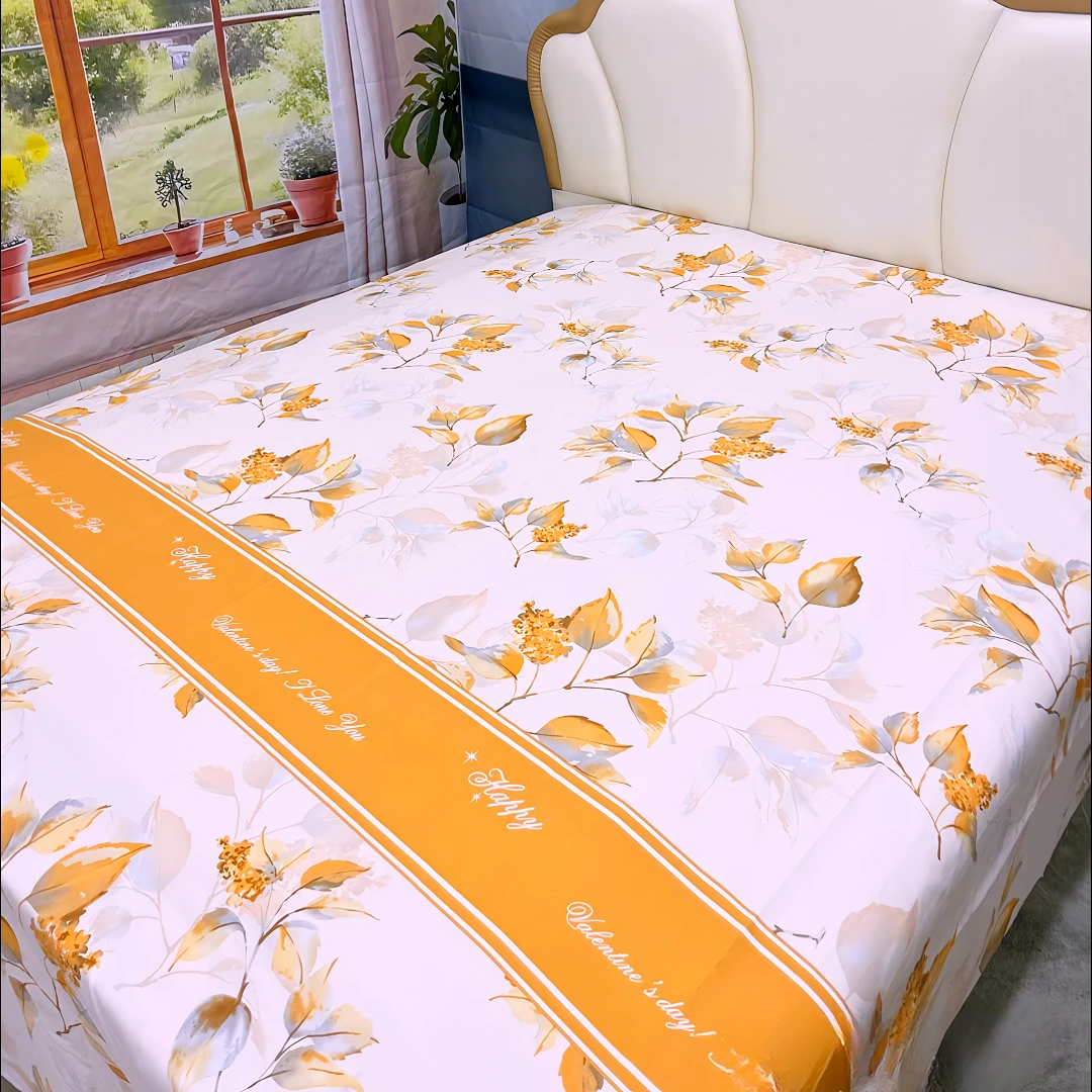 纯棉加厚老粗布布料床单亲肤透气单双人床全棉耐磨粗布晚秋