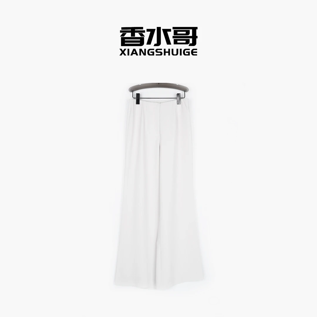 春季新款2025女装时尚高腰直筒裤通勤OL西装裤百搭休闲裤垂感长裤