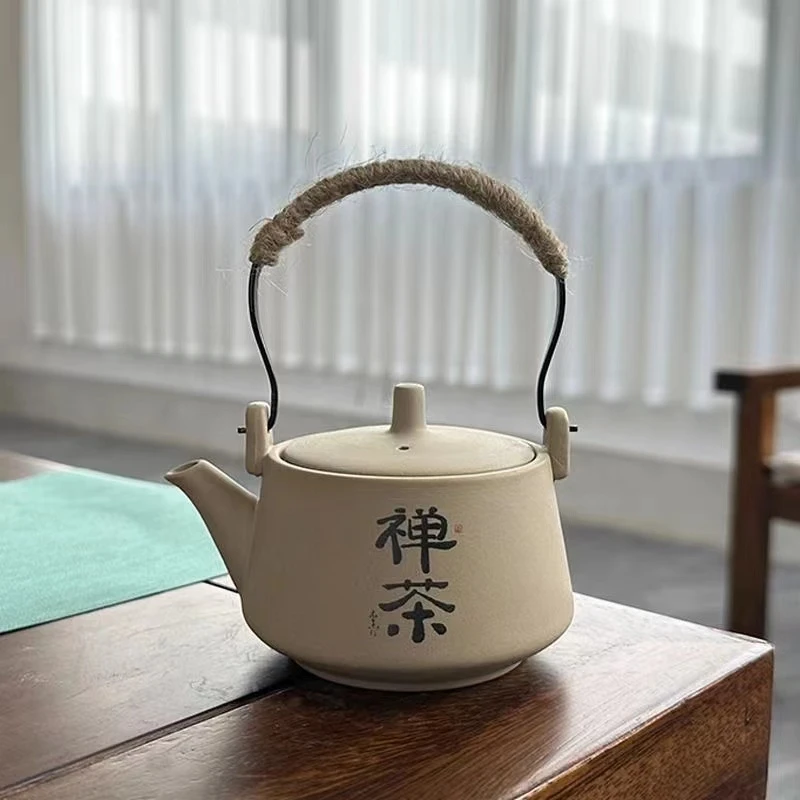 大号大容量提梁壶饭店餐厅家用耐热泡茶壶单壶凉水壶花茶壶带过滤