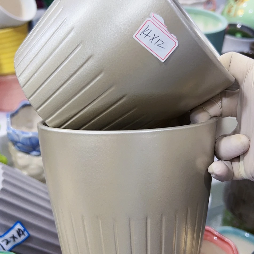 外贸尾货陶瓷花盆凑单10米包邮