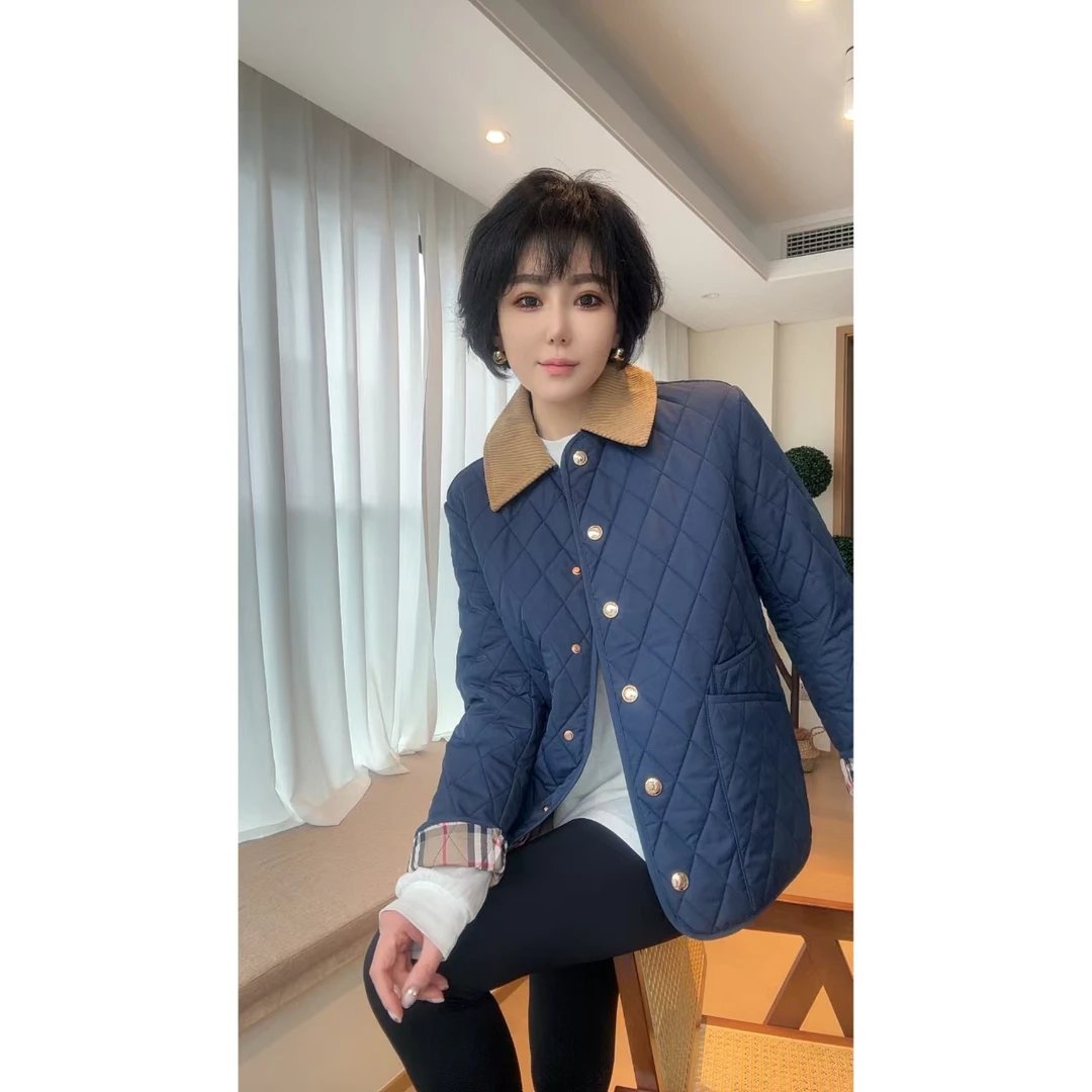 早春新款格子羊毛棉服 MY2512