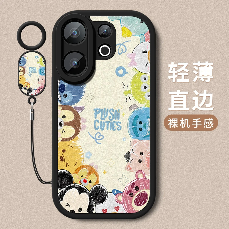 迪士尼适用vivos30手机壳新款s30promini小羊皮硅胶全包防摔软壳
