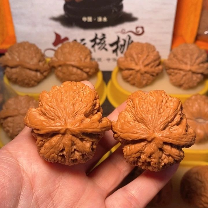 文玩核桃把件粗筋 44 42