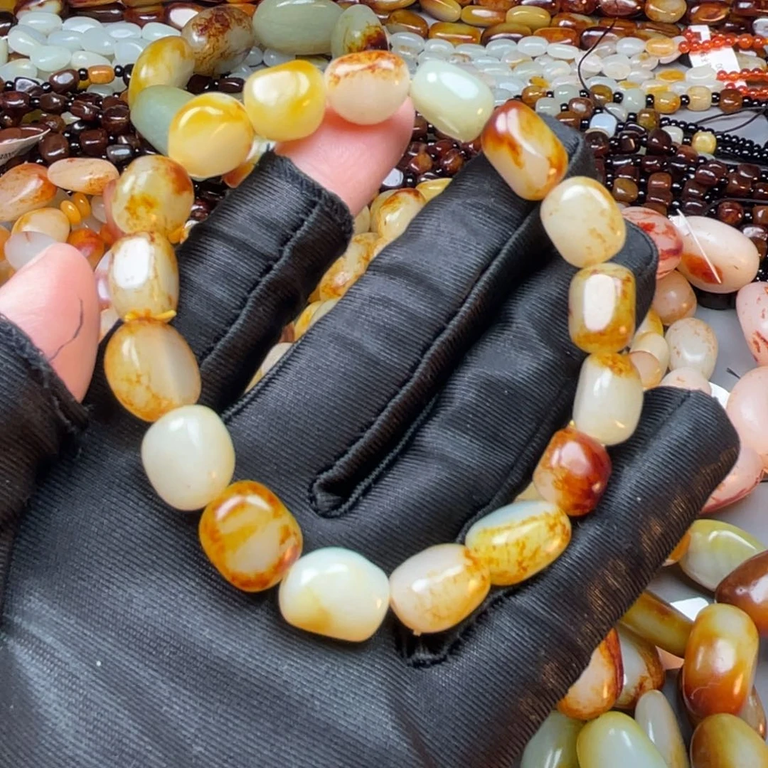 和田玉手链未镶嵌