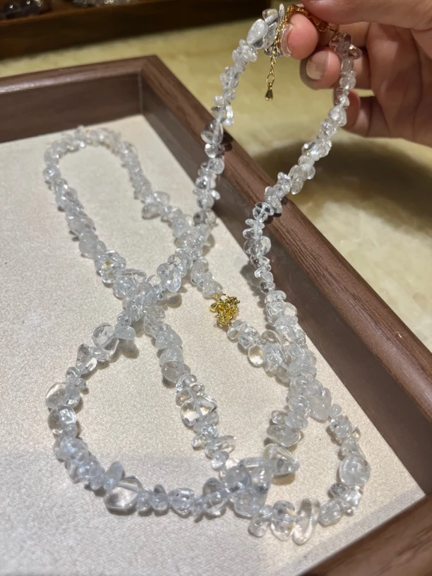 白水晶原石项链or双层手链（福利款）