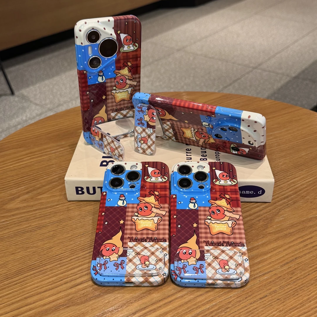 雅天立复古拼接星星人适用苹果17/16华为P70手机壳vivoppo小米15