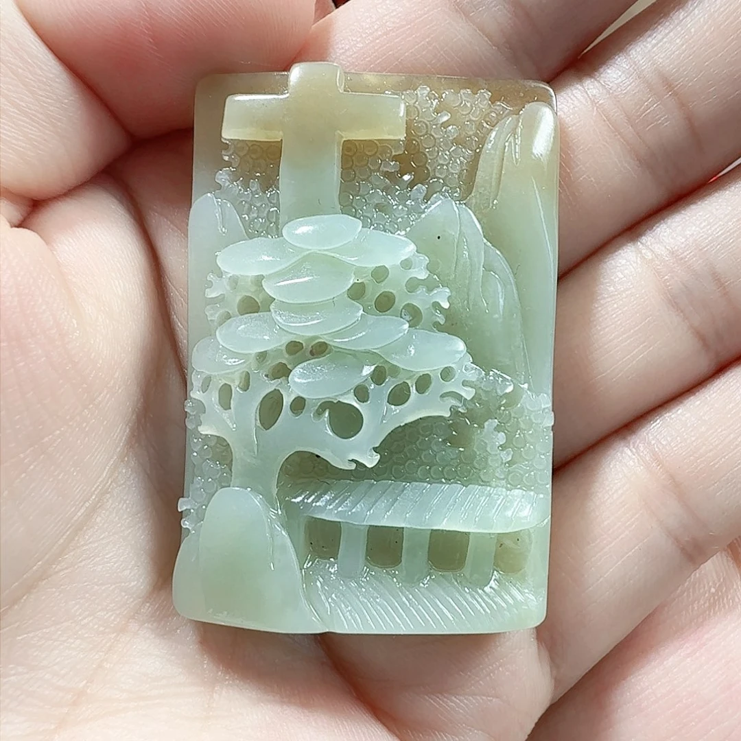 和田玉未镶嵌颈饰清货有棉不退换