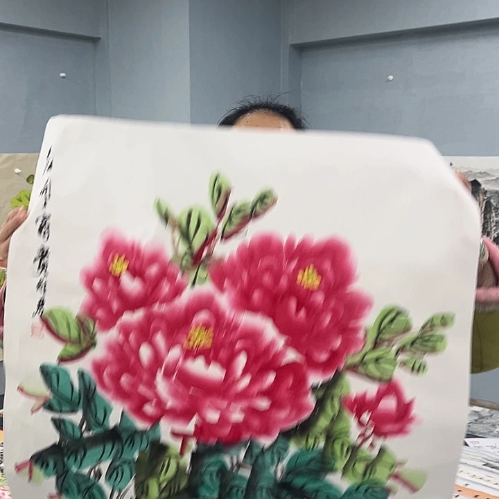 国画我的心好痛啊我的心真的好痛啊好