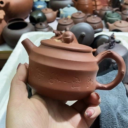 全手工制作宜兴紫砂