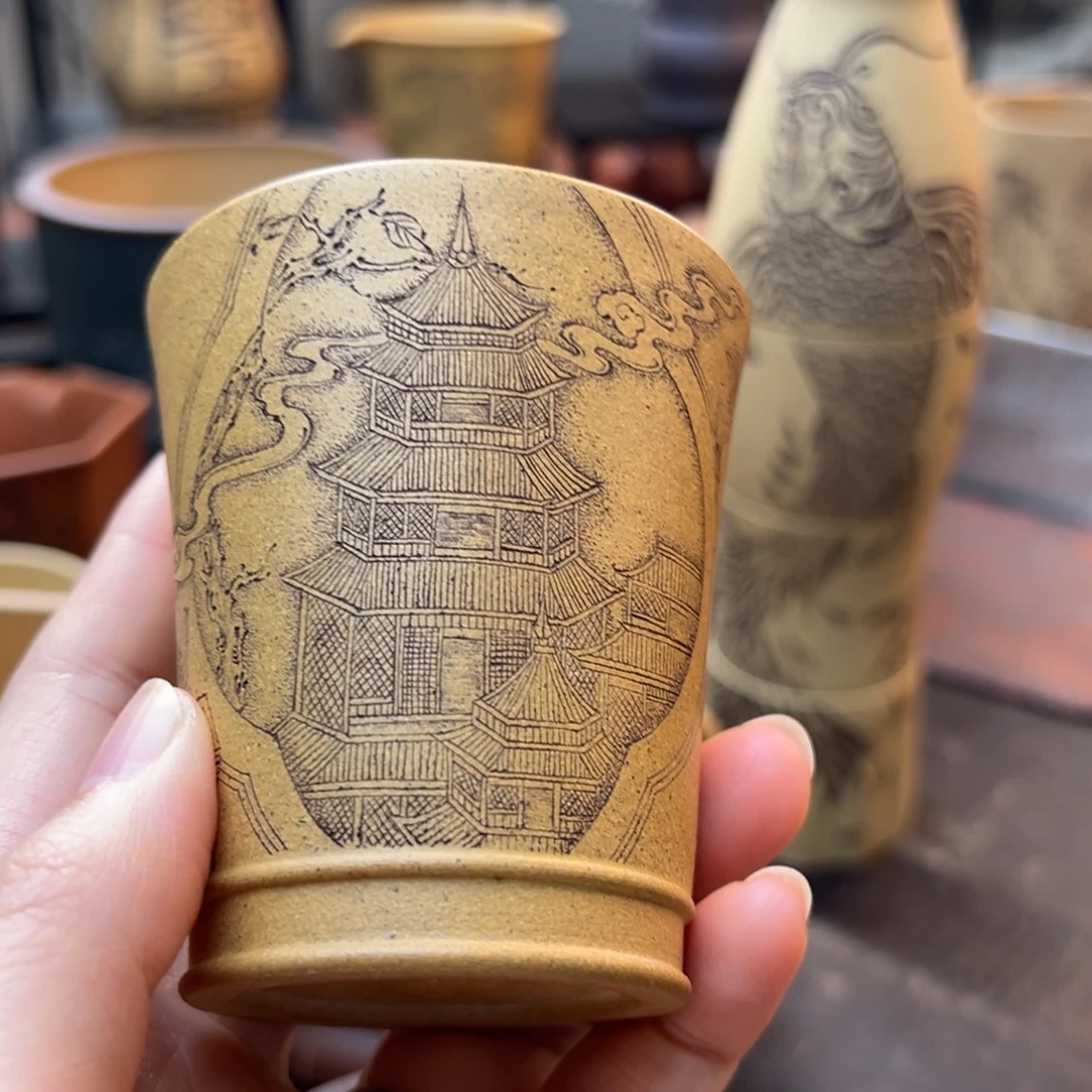 徐***兄紫砂茶壶紫砂主人杯