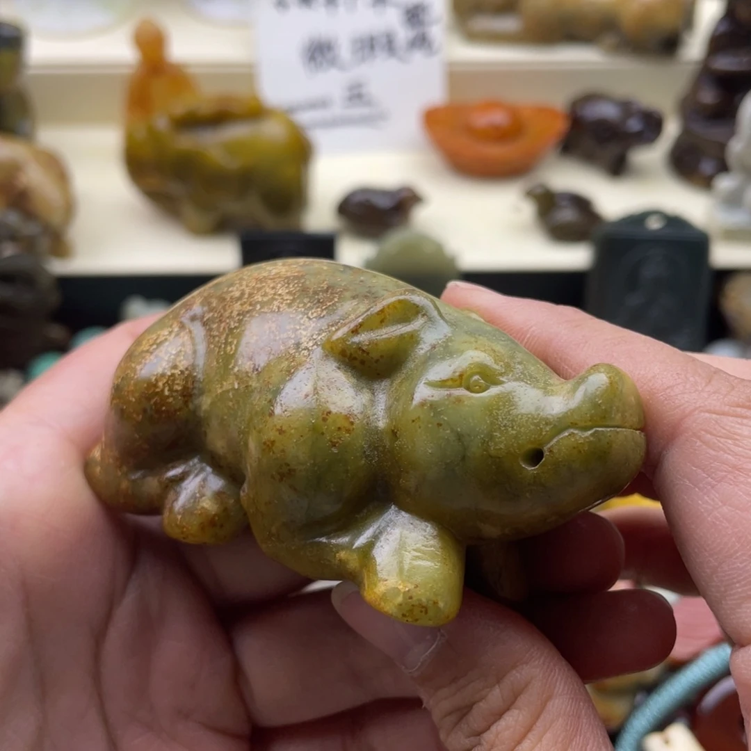 未镶嵌蛇纹石玉颈饰205