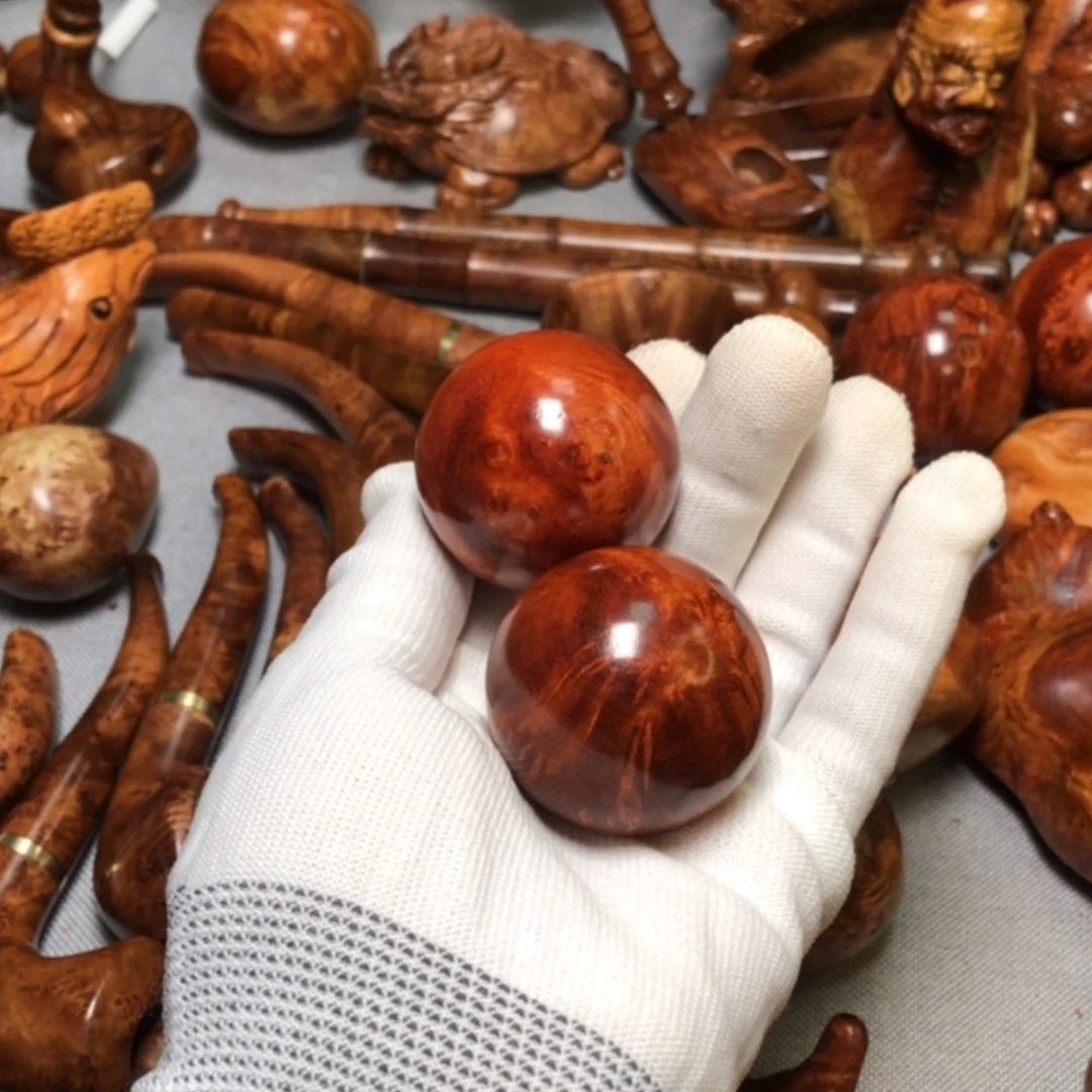 【闪购商品】木麻梨疙瘩火琉璃手把
