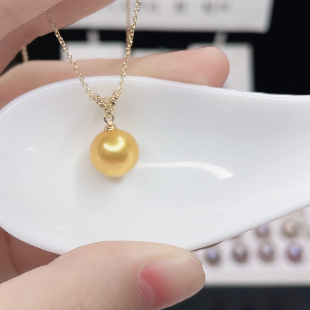 淡水珍珠吊坠(赠链)合金