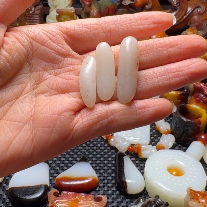 和田玉挂件未镶嵌独****3