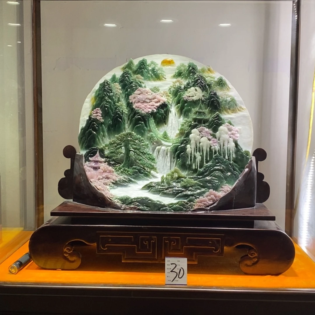 玉意境山水手工雕刻