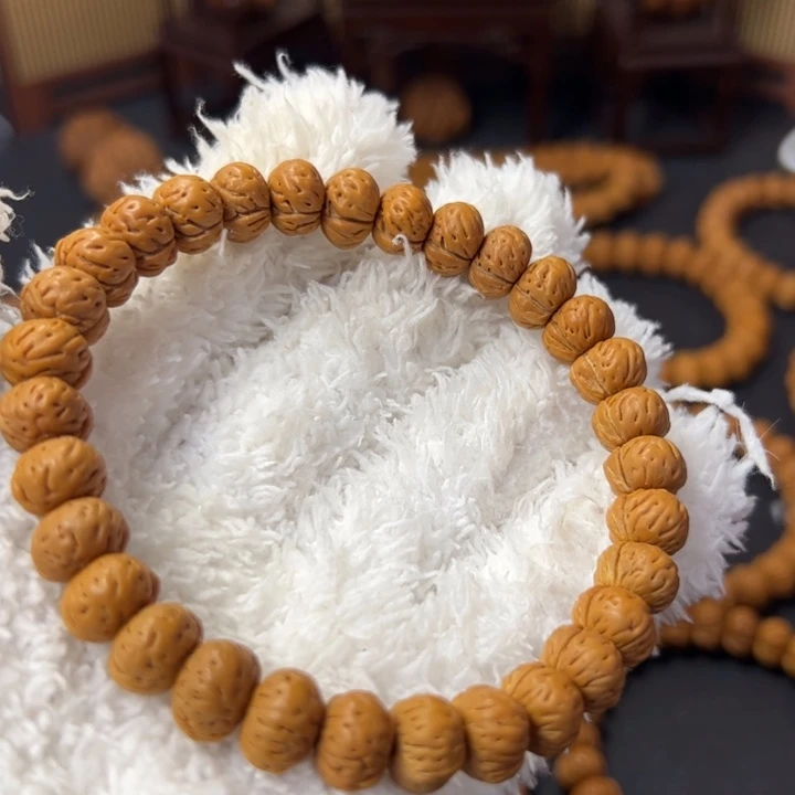 绣***食吊坠文玩核桃115115