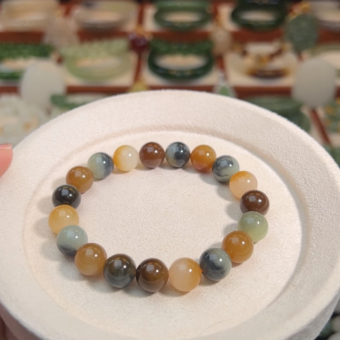 和田玉未镶嵌手串