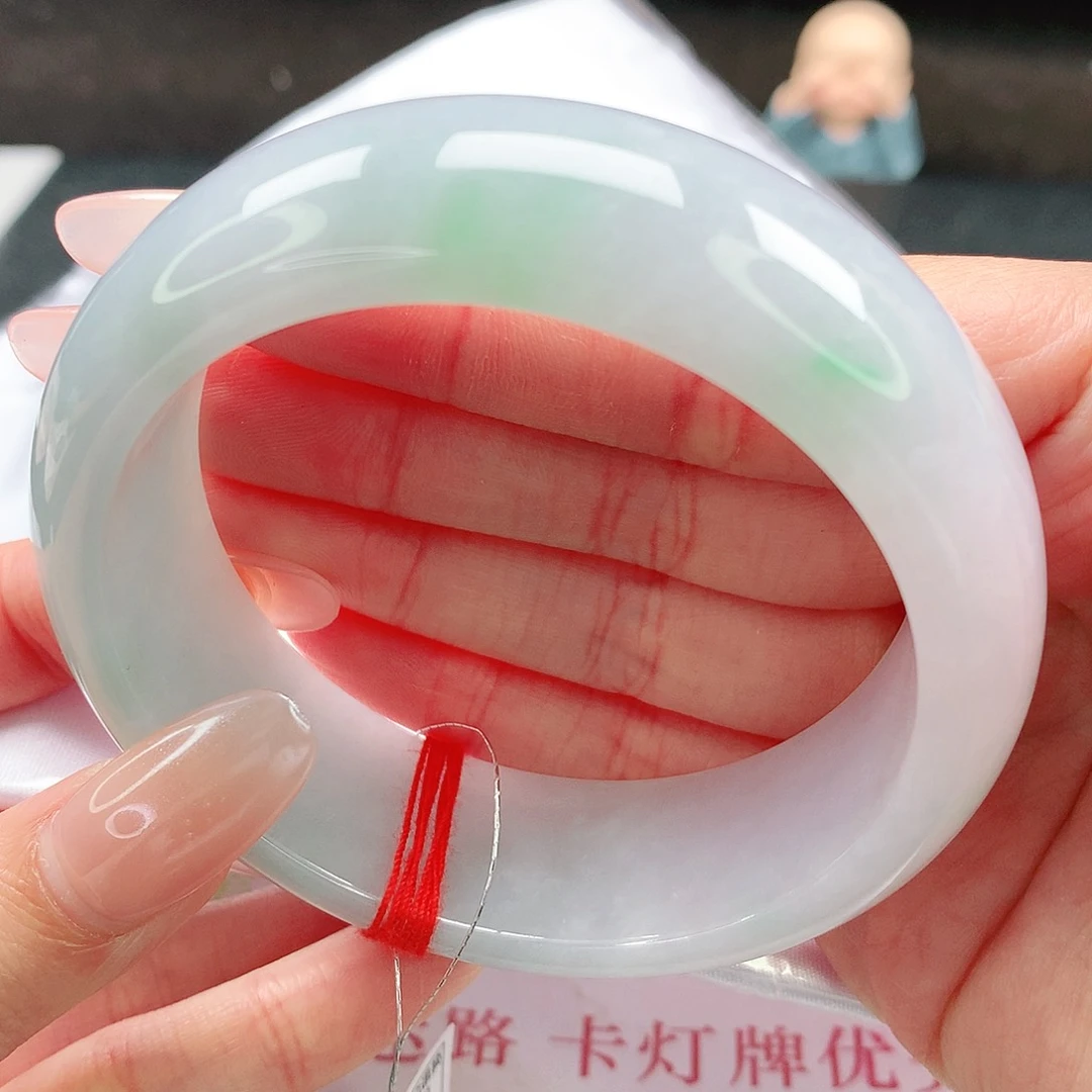 未镶嵌手镯翡翠58圈