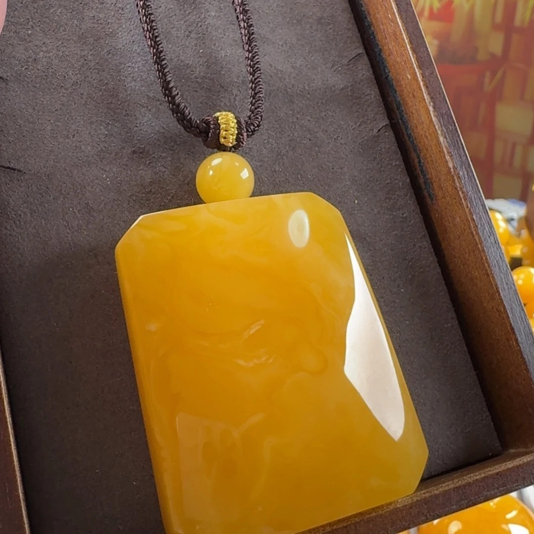 蜜蜡未镶嵌毛衣链