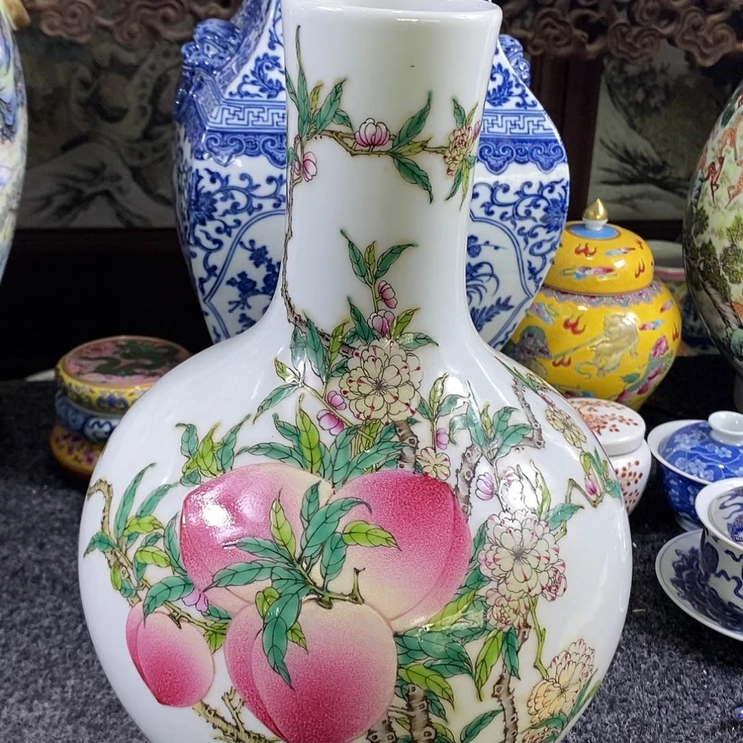 手工手绘陶瓷摆件工艺品