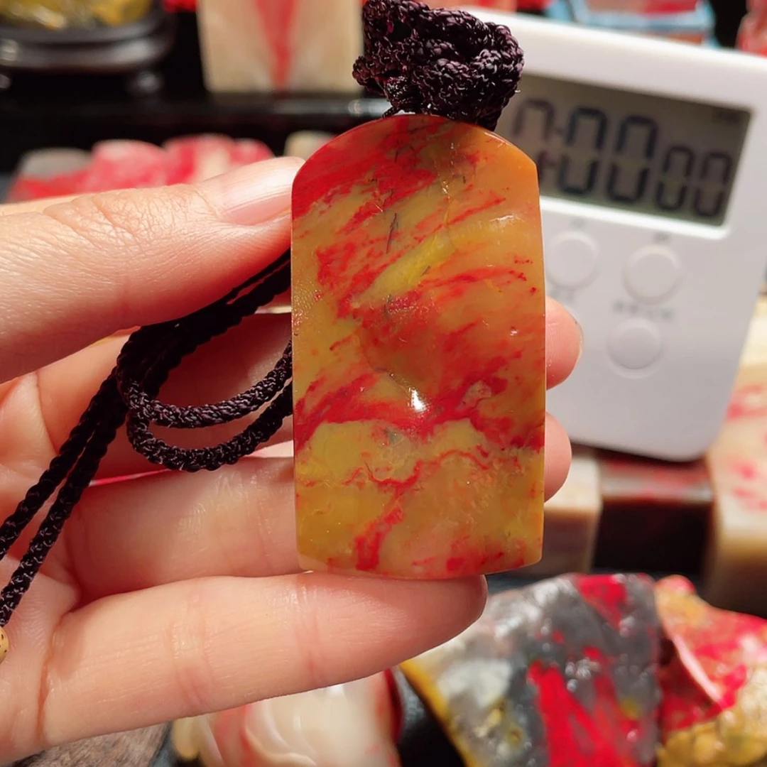 【闪购商品】昌化鸡血石李*彤邵氏j x s