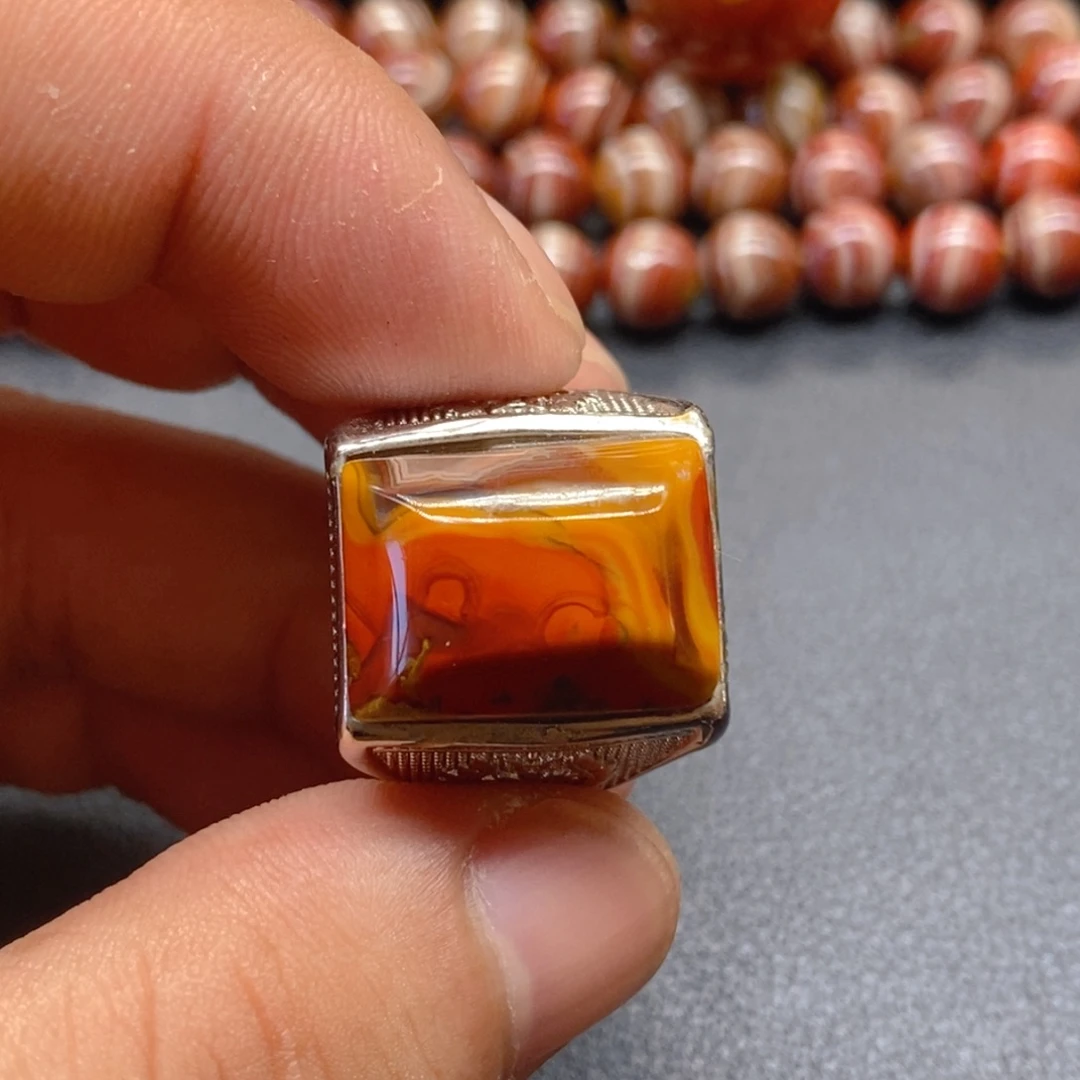 清***流玛瑙/玉髓未镶嵌颈饰