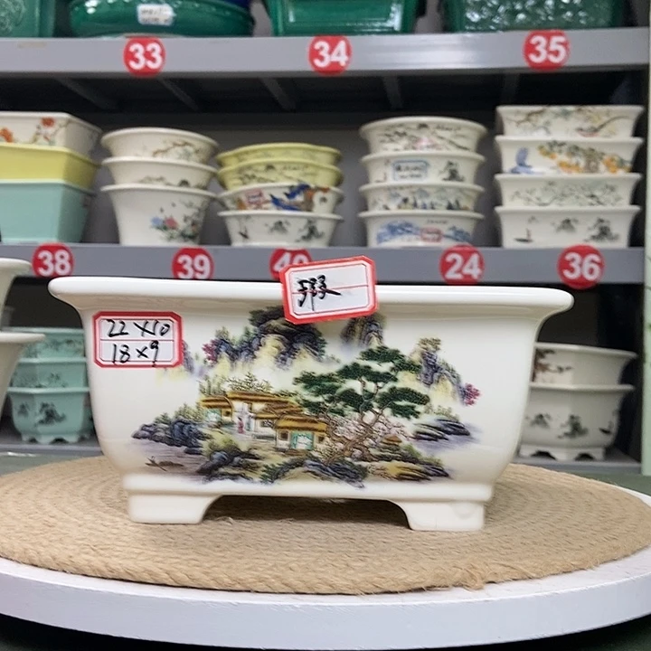 紫砂紫砂花盆8213