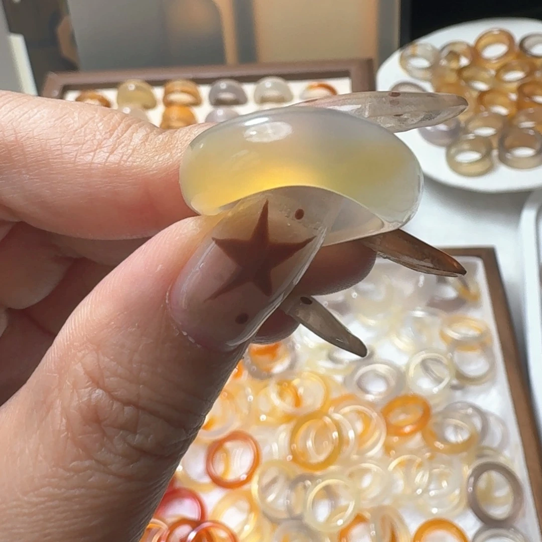 未镶嵌戒指玛瑙/玉髓409港12