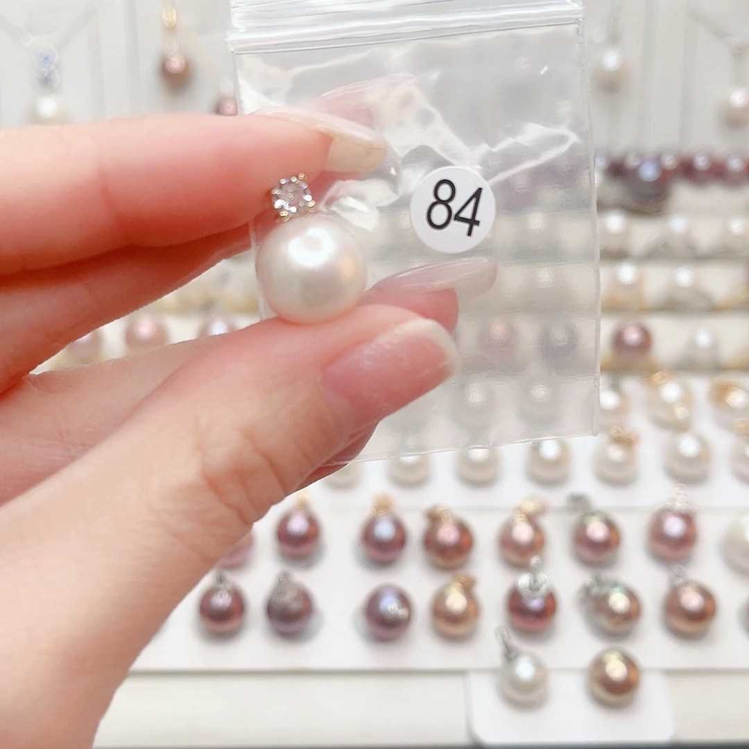 合金淡水珍珠吊坠(赠链)