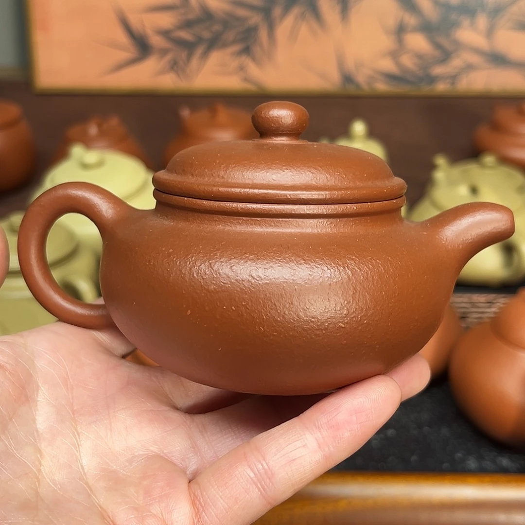 朱泥茶壶仿古160cc