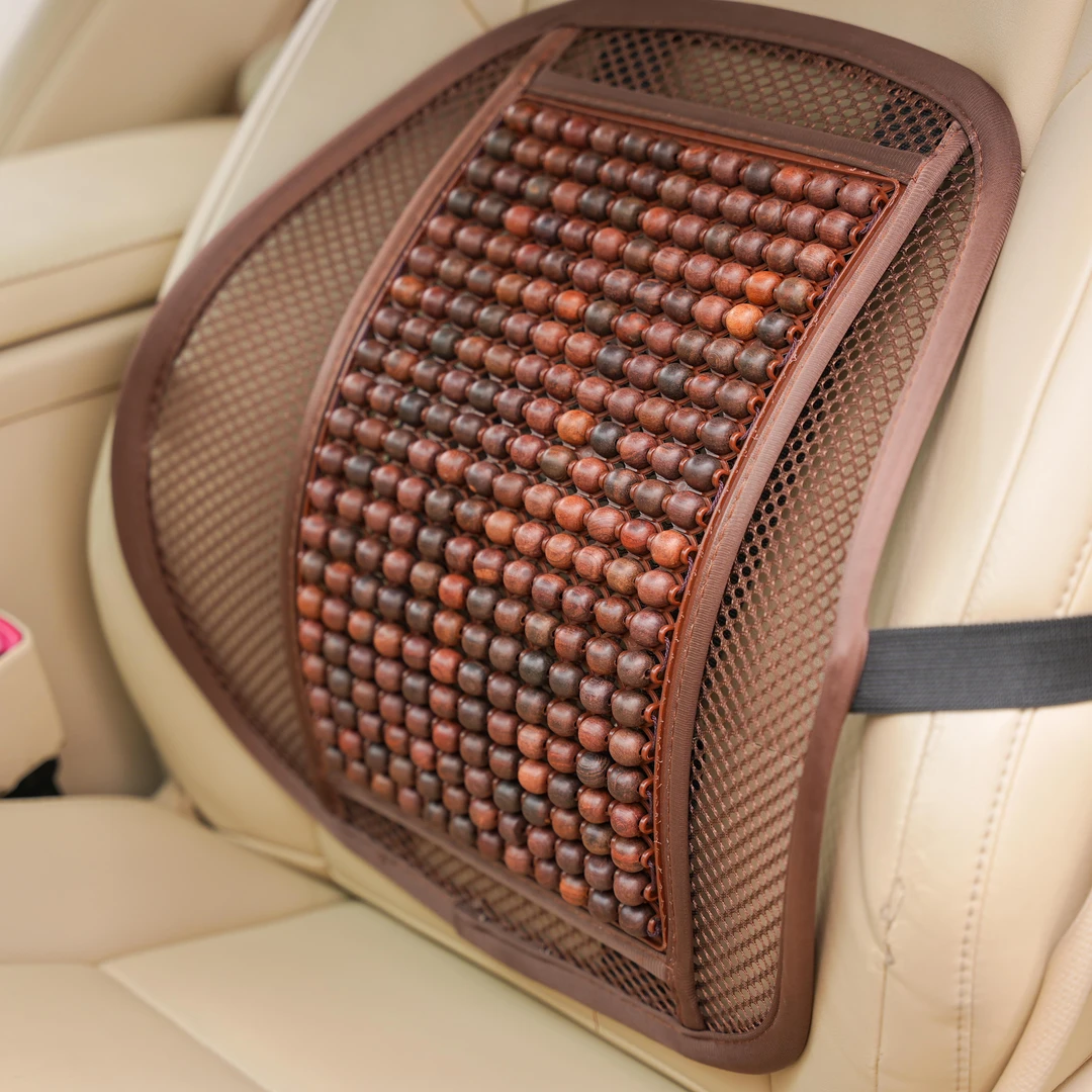 大红酸枝腰靠垫护汽车座椅靠垫 尺寸:42*48cm XT309