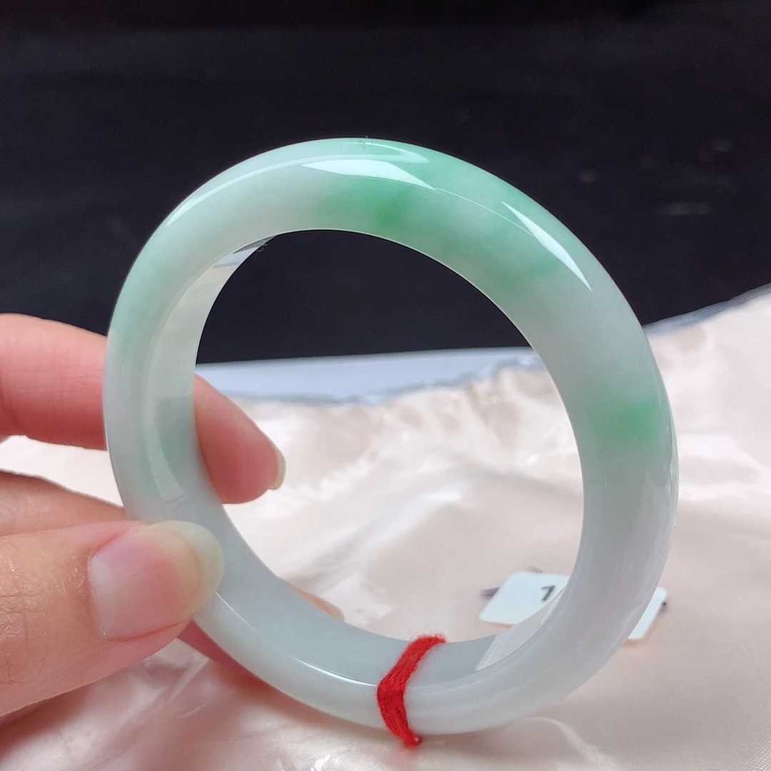 翡翠未镶嵌手镯56圈s1330