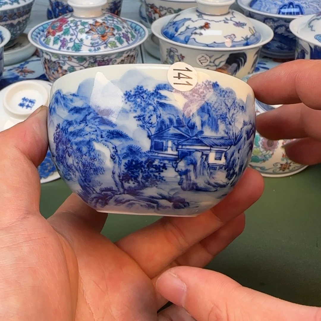 景德镇纯手工手绘茶具141