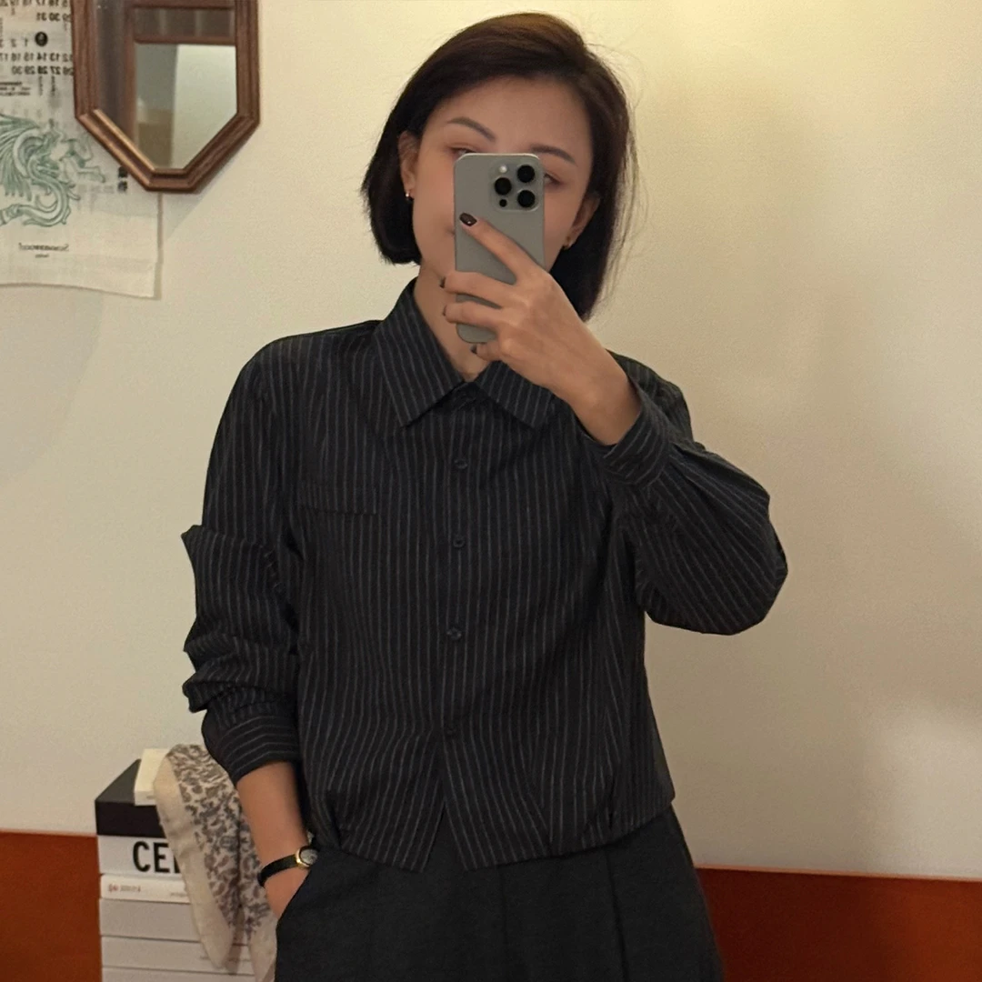 XIYE&W【竖条纹衬衫】衬衫