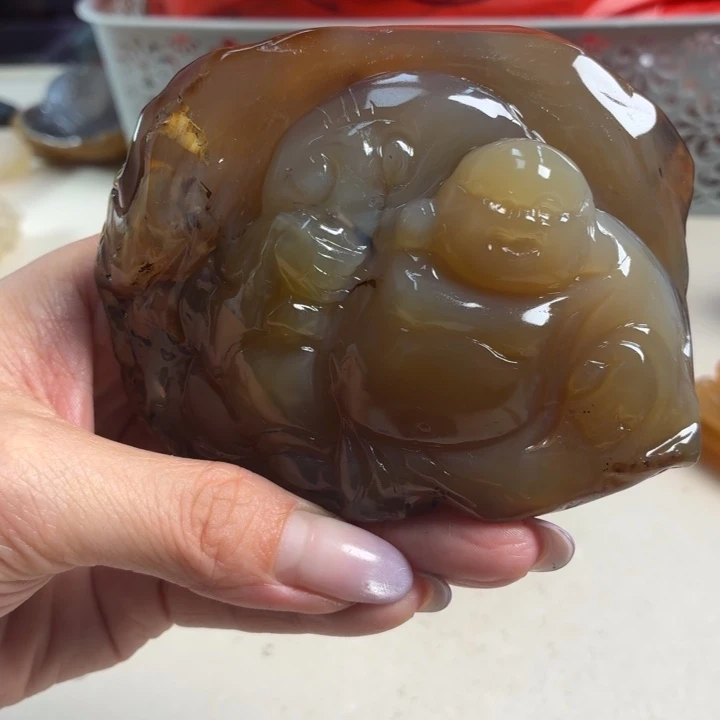 玛瑙/玉髓未镶嵌吊坠(不含链)