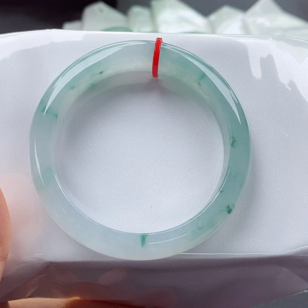 未镶嵌手镯翡翠5354正圈