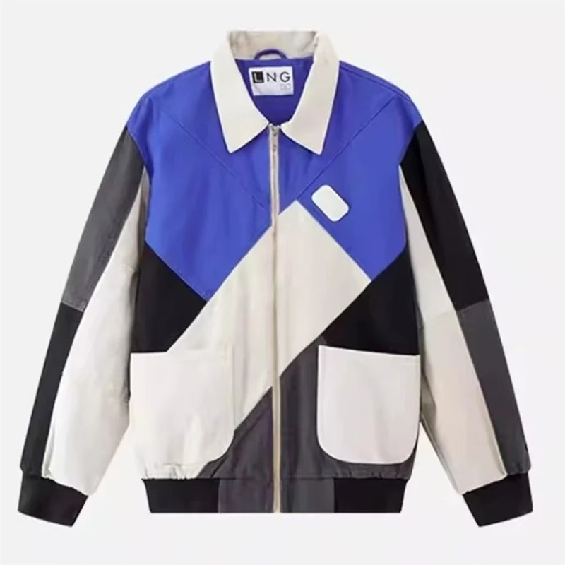 LNG173 中国选手 男款潮酷百搭拼接外套 LFDR019-1 DR019