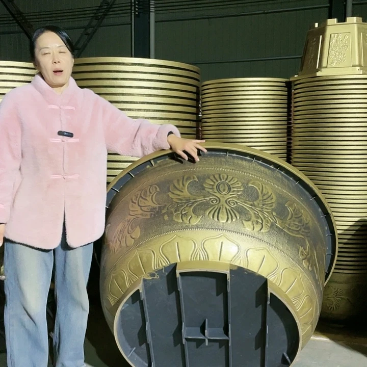 圆盆古铜一米二一个