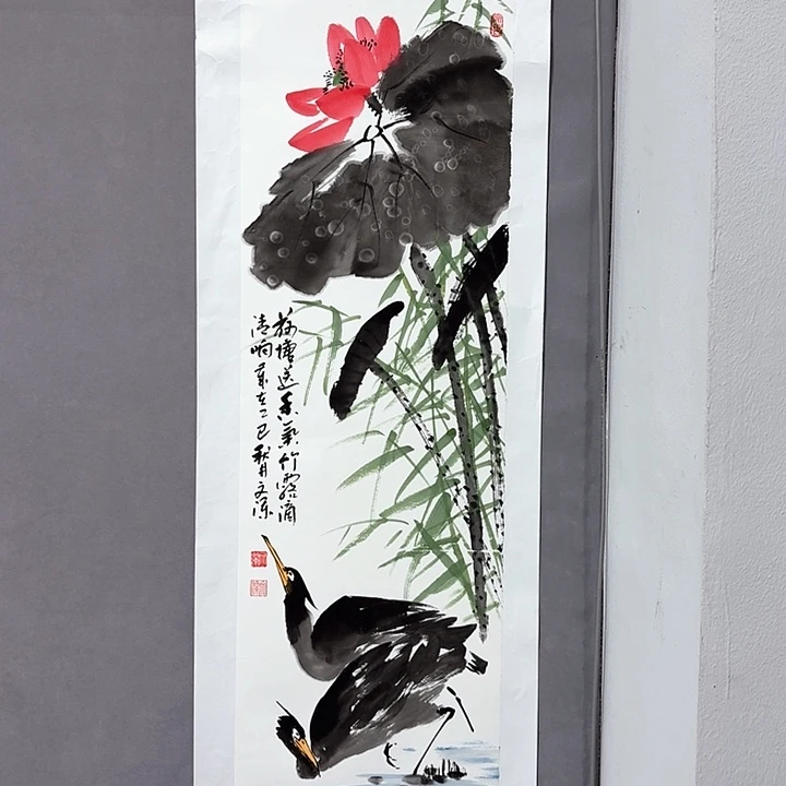 国画亲笔手绘放心去藏