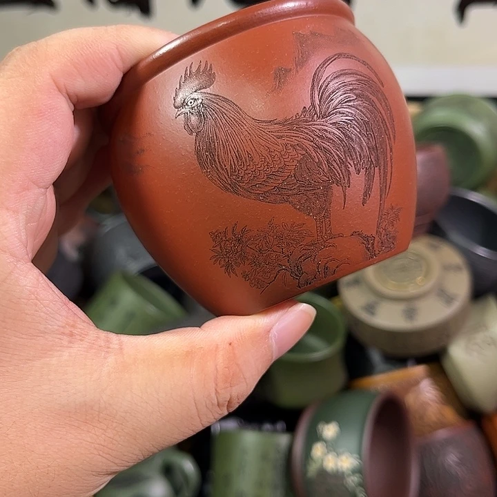 茶杯紫砂全手工紫砂主人杯